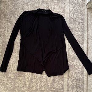 Jcrew Mercantile Black Drape Cardigan xxs